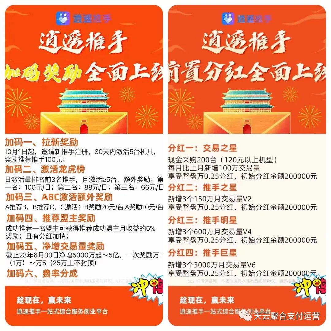台均7万得聚合支付——逍遥推手|本团队共激活44200户 台均7万得聚合支付——逍遥推手|本团队共激活44200户